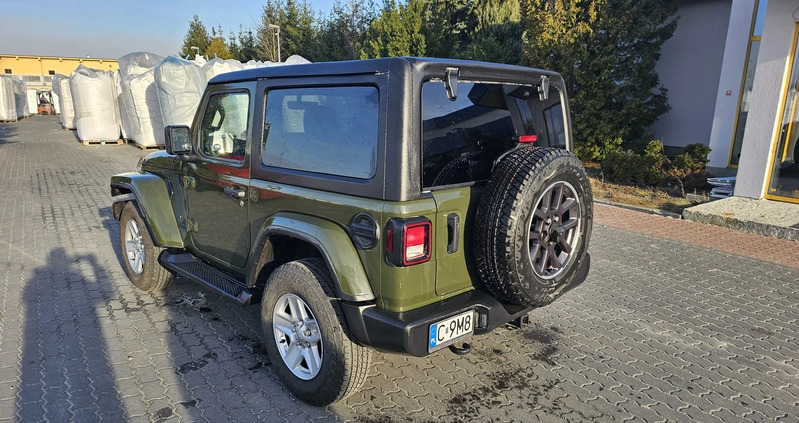 Jeep Wrangler cena 145000 przebieg: 33000, rok produkcji 2021 z Grudziądz małe 137